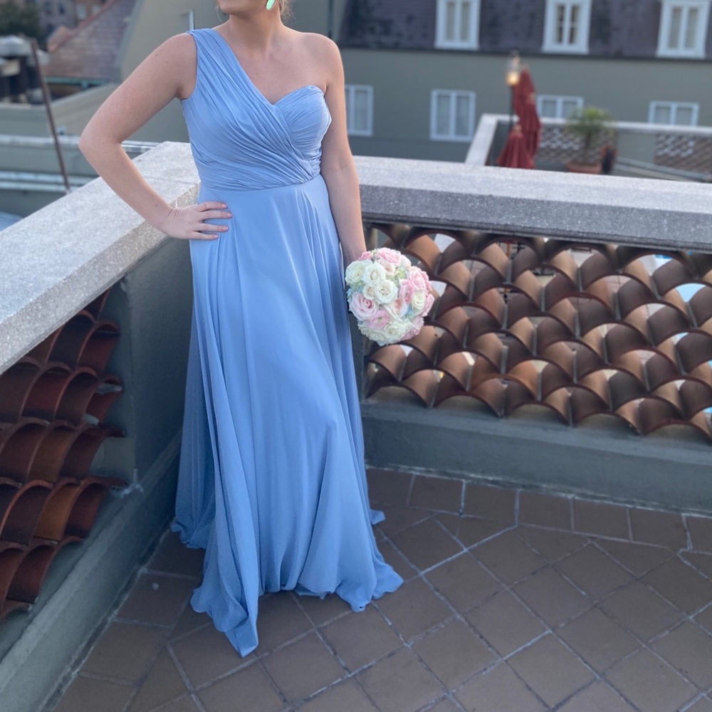 After Six Shimmer Bridesmaid Dress 6751LS
